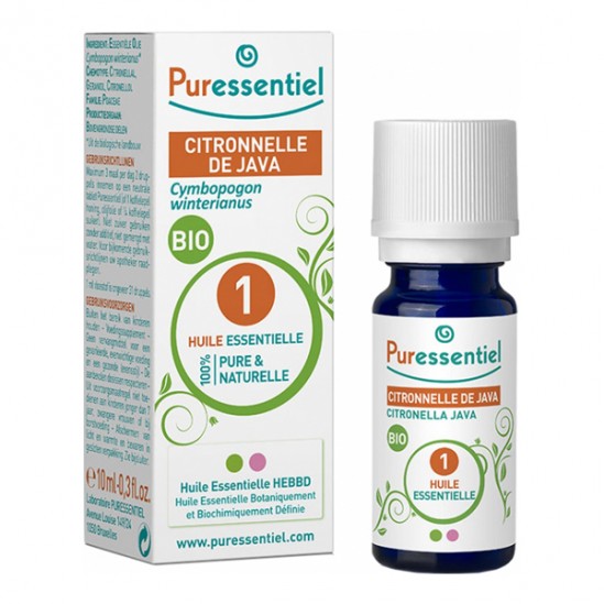 Puressentiel Citronnelle de Java huile essentielle bio 10ml