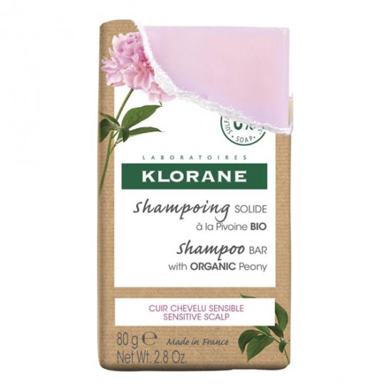 Klorane shampoing solide à la Pivoine bio 80gr