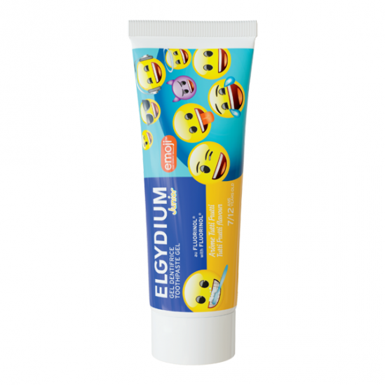 Elgydium Junior emoji gel dentifrice Tutti Frutti 7/12 ans 50ml