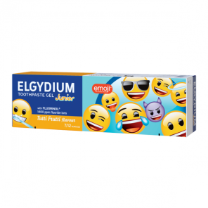 Elgydium Junior emoji gel dentifrice Tutti Frutti 7/12 ans 50ml