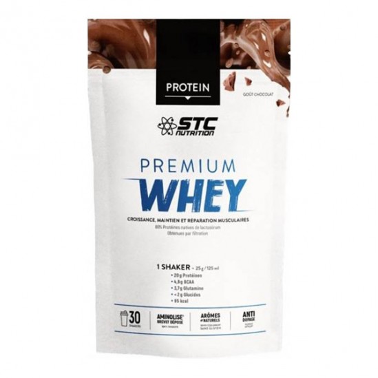 STC Nutrition Premium Whey goût chocolat 750gr