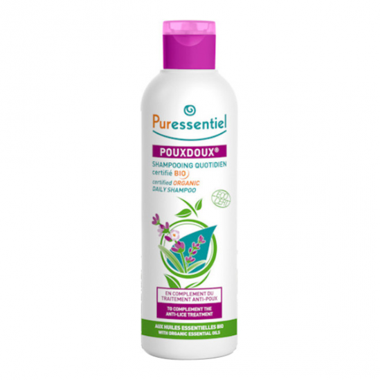 Puressentiel Pouxdoux shampoing quotidien bio 200ml