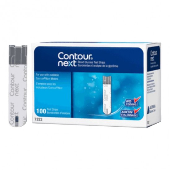 Ascencia Diabetes Care Contour next 100 bandelettes réactives