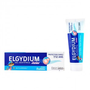 Elgydium junior bubble gum 7/12 ans protection caries 50ml