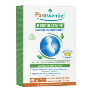 Puressentiel Respiratoire Capsules Bronches bio 30 capsules