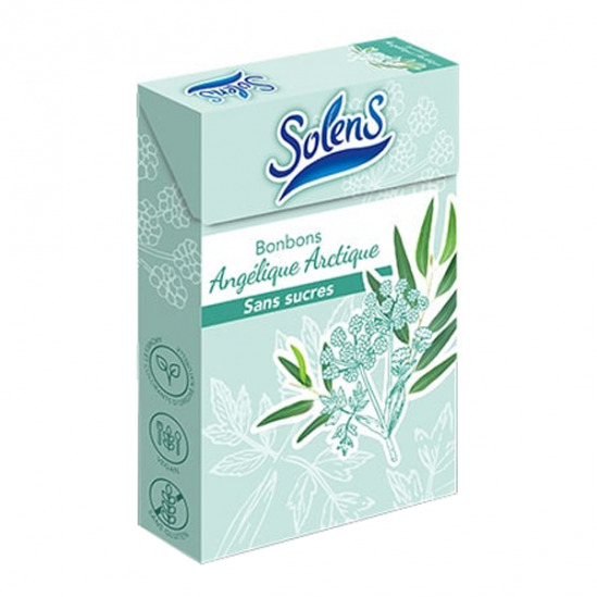 Solens Bonbons Angélique Arctique Eucalyptus Sans Sucres 50gr