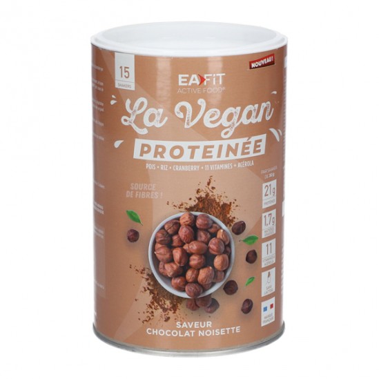 Eafit La Vegan Proteinée au chocolat noisette 450gr
