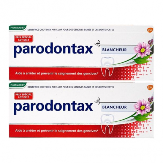 Parodontax Dentifrice Blancheur 2 x 75 ml