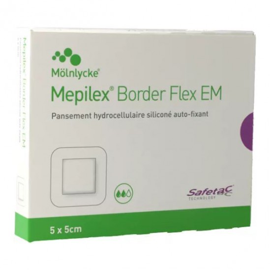 Molnlycke Mepilex Border Flex EM 5 x 5cm 10 pansements