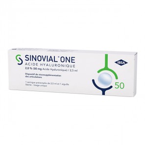 IBSA Sinovial One 2 % seringue 2,5ml