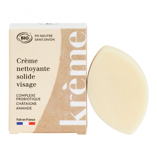 Krème crème nettoyante solide bio 50gr