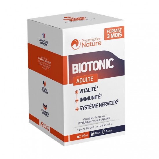 Prescription Nature Biotonic adulte 90 gélules