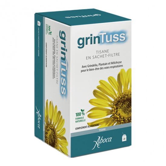 Aboca GrinTuss tisane 20 sachets-filtre x 1,5 gr