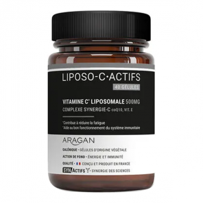 Aragan Liposo-c actifs vitamine c liposomale 40 gélules