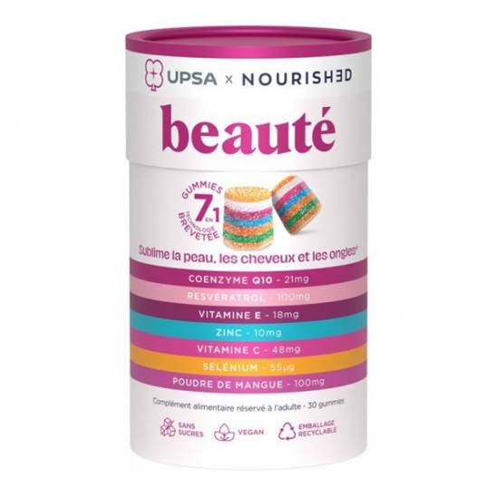 UPSA Nourished Beauté 7 en 1 - 30 gummies