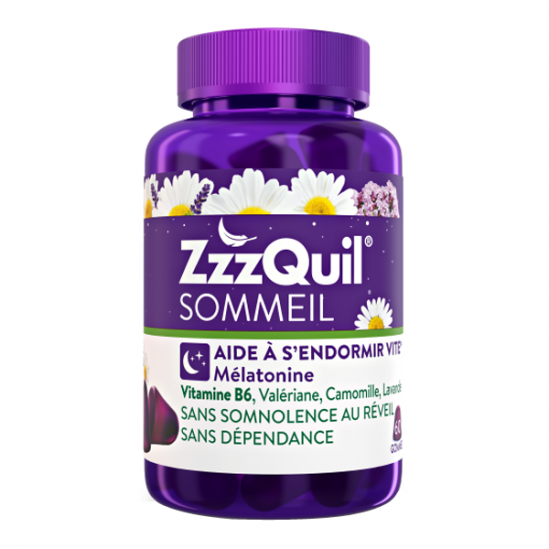 ZzzQuil sommeil 30 gommes