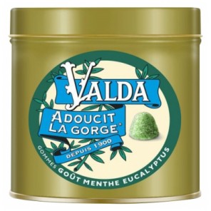 Valda Menthe eucalyptus sans sucre gommes 140gr