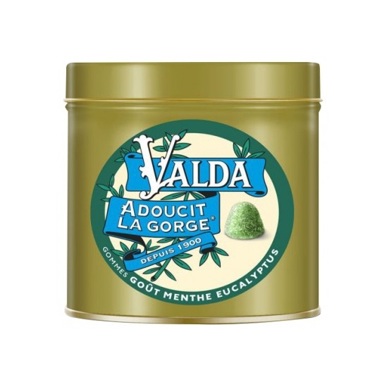 Valda Menthe eucalyptus sans sucre gommes 140gr