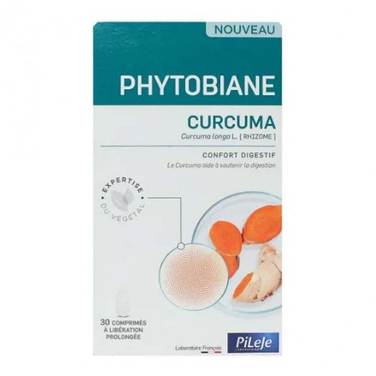 Pileje Phytobiane Curcuma 30 comprimés