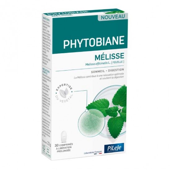 Pileje Phytobiane Mélisse 30 comprimés