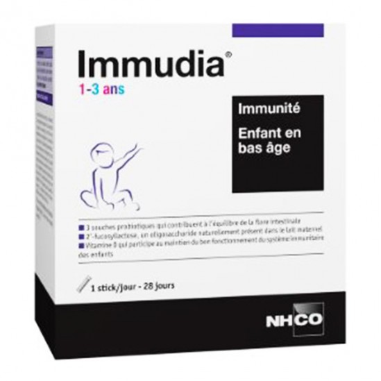 NHCO Immudia 1-3 ans Immunité 28 sticks