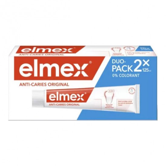 Elmex dentifrice anti-caries original lot de 2x125ml