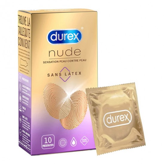 Durex Nude sans latex Standard 20 préservatifs