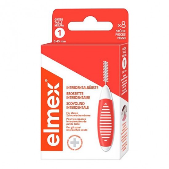 Elmex brossettes interdentaires orange 0,4mm taille 1