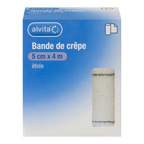 Alvita bande de crêpe 5cmx4m