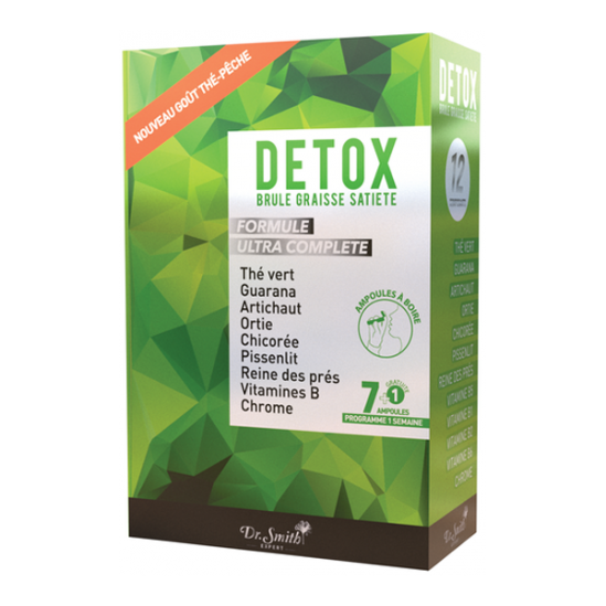 Dr Smith Expert Détox 8 ampoules 10ml