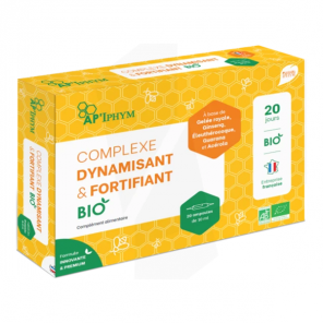 AP’Iphym complexe dynamisant et fortifiant bio 20 ampoules 10ml