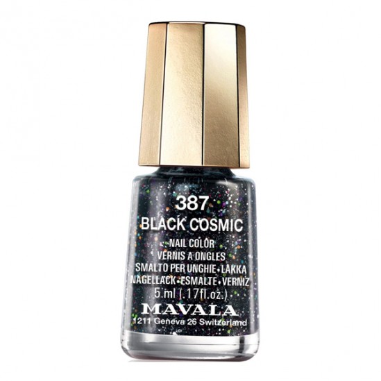 Mavala Mini Color vernis à ongles paillettes 387 Black Cosmic