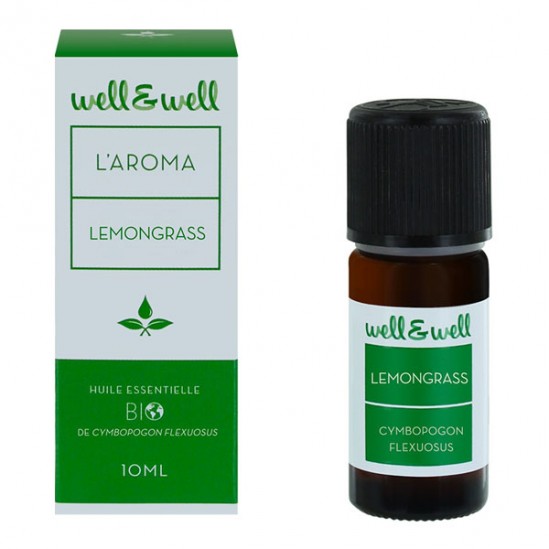 Well & Well Lemongrass huile essentielle bio 10ml