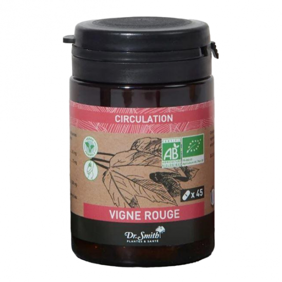 Dr Smith Vigne Rouge bio 45 gélules