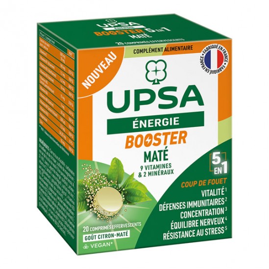 Upsa Booster 5en1 - 20 comprimés effervescents