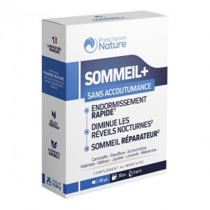 Prescription Nature Sommeil+ 30 gélules