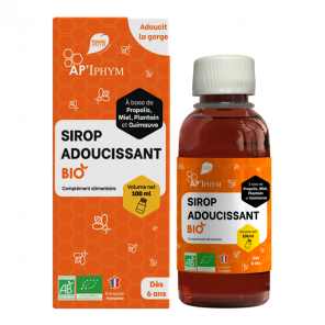 Ap'Iphym Sirop Adoucissant bio 100ml