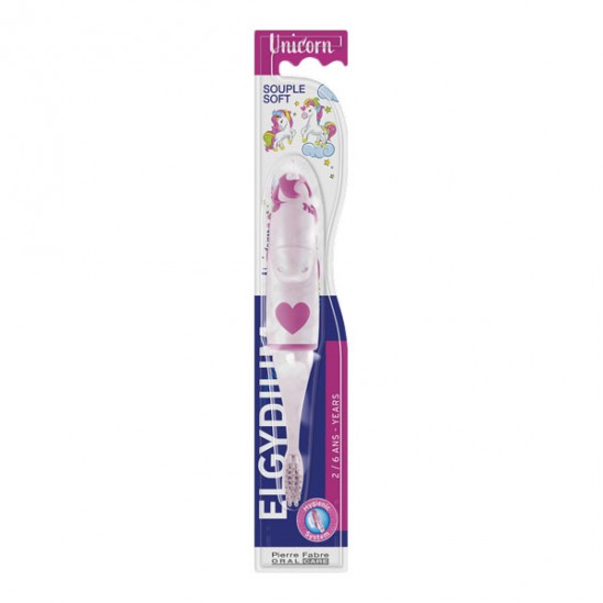 Elgydium Unicorn brosse à dents enfant 2/6 ans