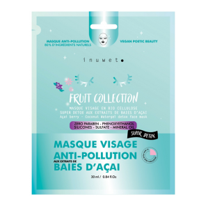 Inuwet masque visage anti-pollution detox baies d'açai 30ml