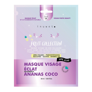 Inuwet masque visage éclat ananas coco 30ml