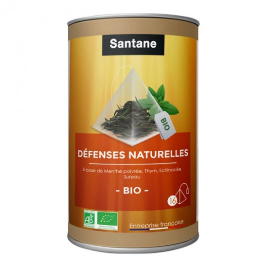 Santane Défenses Naturelles infusions bio 16 sachets