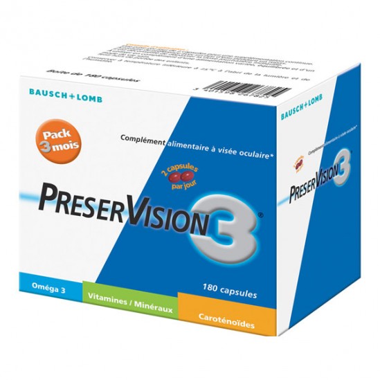 Bausch & Lomb PreserVision 3 - 180 capsules