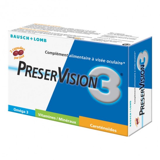 Bausch & Lomb PreserVision 3 - 60 capsules