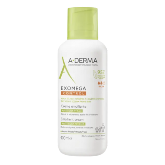 Aderma Exomega Crème Emolliente Anti Grattage 400Ml