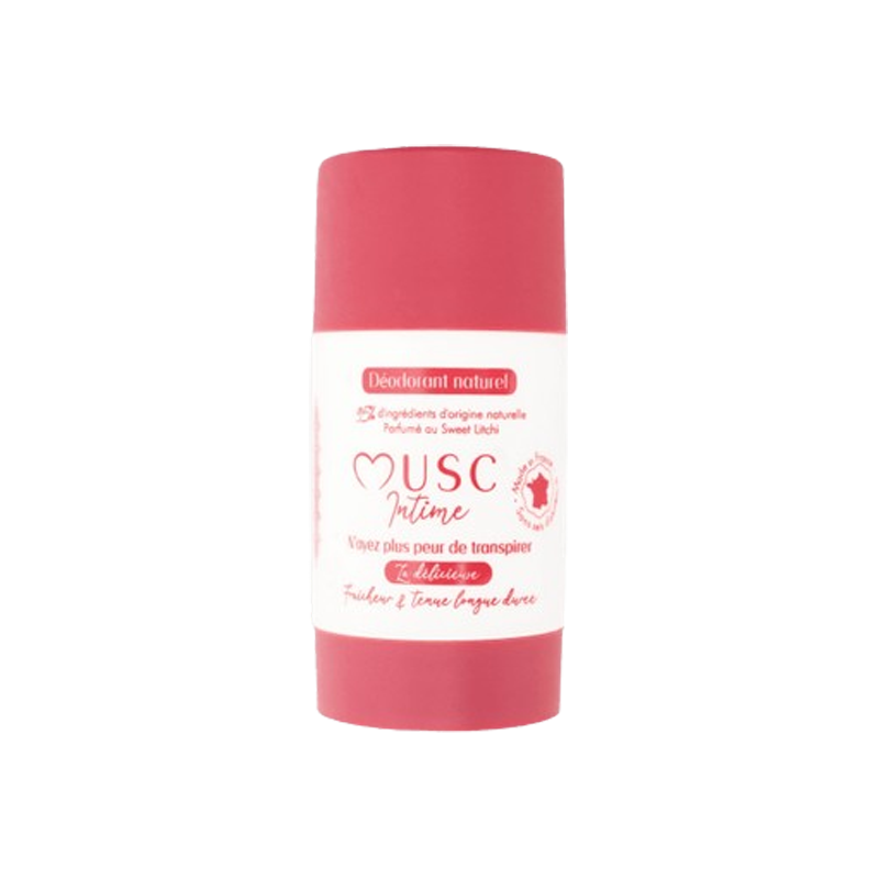 Musc Intime La Délicieuse Sweet Litchi déodorant naturel 50gr