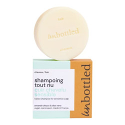 Unbottled shampoing tout nu cuir chevelu sensible 75gr