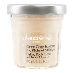 Blancrème crème corps fondante nacrée pêche & abricot 40ml