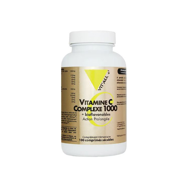 Vitall+ Vitamine C Complexe 1000mg 100 comprimés