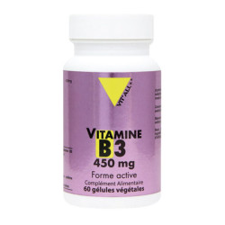 Vitall+ Vitamine B3 450mg 60 gélules végétales