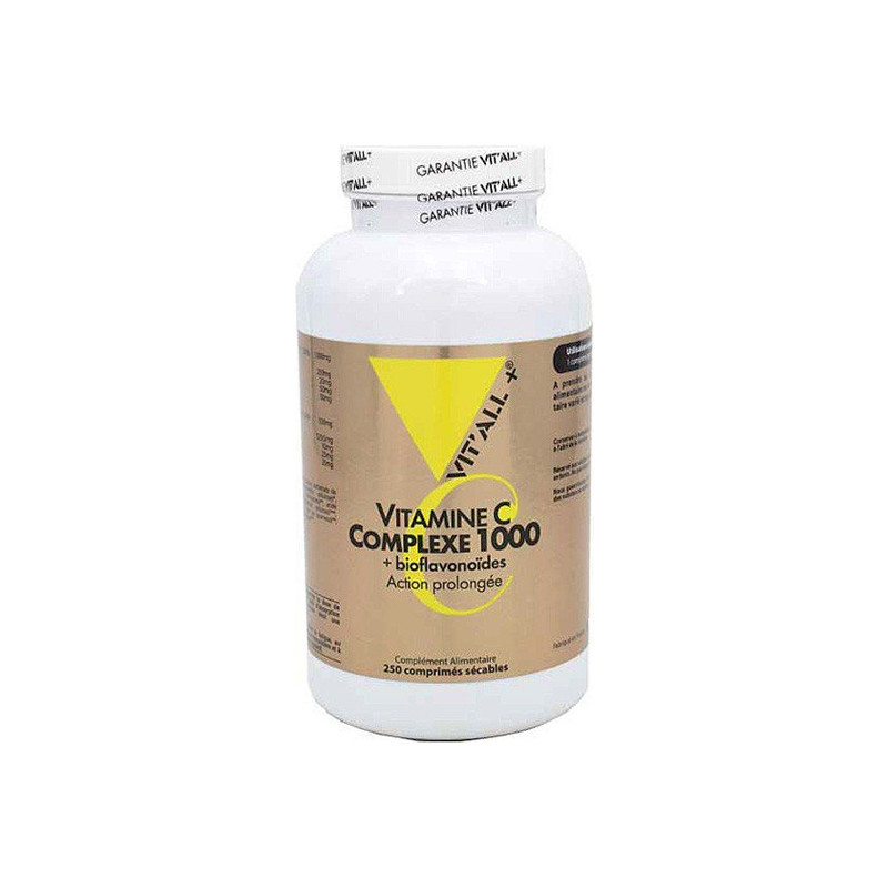 Vitall+ Vitamine C Complexe 1000mg 250 comprimés sécables